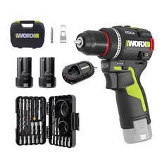 웍스 WU135 풀세트 스마트클러치 소형 무선 충전 WORX 드릴 드라이버 너구리해외쇼핑, 1개