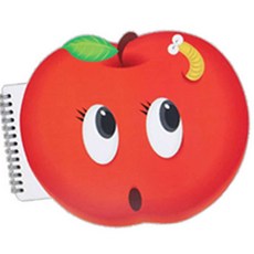 드로잉 모양 스케치북 사과 수채화스케치북