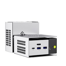 GMKtec AMD 라이젠5 PRO 6650H 미니PC 윈도우11 프로 DDR5 OCulink USB4 WiFi 6E 블루투스 5.2, NucBox M8, WIN11 Pro, 1TB, 16GB, 실버