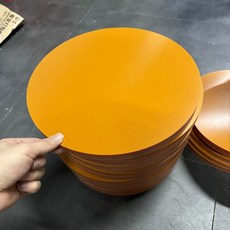1Pc 직경 100/150/200/300mm 원형 베이클라이트 플레이트 시트 절연 페놀 수지 보드 정전기 방지 및 고온 저항, Dia 100mm, Thi ness 3mm