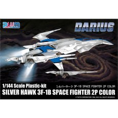 PLUM 1/144 銀鷹號 3F-1B 太空戰機 雙色組裝模型，重現經典科幻場景，模型收藏家的最愛, 1個