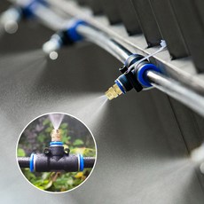 HK sell 래쉬 안개미스트 작업장 스프링클러, 1개, 10P, 블랙