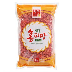 황보마을 냉동홍피망 1kg, 1개