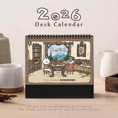 青青-2026年36K跨年三角桌曆/月曆/年曆(18個月)-辦公室必備，輕鬆規劃每一天, 1個