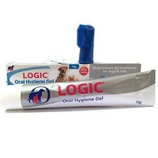 英國CEVA LOGIC 歐樂 西華害淨 70g 犬貓專用免洗牙膏 簡單好用 附指套, 1個