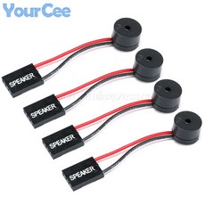 10pcs 1pc 미니 플러그 스피커 마더 보드 경고음 컴퓨터 사운 알람 부저 케이스 온보드 BIOS PC Interanal, 4pcs