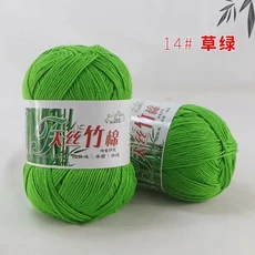 Tiansi 대나무 면사 숯 후크 바늘 스레드 니트릴 짠 DIY 직조 재료, 29 14