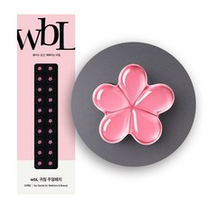 wbL 루루 플라워 이혈테라피 귀침 주얼패치 (4colors), 1개, 핑크폴리