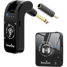 무선 인이어 모니터 시스템 2.4GHz IEM 송신기 클립형 수신기 자동 페어링 스튜디오 기타 DJ 라이브 공연 연습용 모니터링