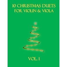 (英文圖書)10 Christmas Duets for Violin and Viola: Vol. 1 平裝版, Independently Published, 英文