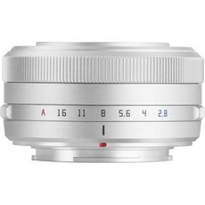 TTArtisan 자동 초점 카메라 렌즈 후지 X 후지필름 XF 소니 E 니콘 Z 마운트 STM APS-C 눈 인식 XA7 XT100 27mm F2.8, 1)Fuji, 실버