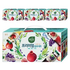 자연은 프리미엄 석류 포도 사과 음료세트, 4개