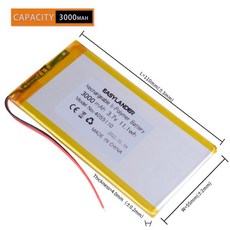 4255110 3.7V 3000mAh Lipo 배터리 태블릿 PC GPS 전원 은행용 충전식 리튬 이온 폴리머