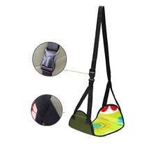 여행용 비행기 발판 야외 발 타포린 여행 1 받침대 조절식 세트 해먹, 1개, D. 해바라기 보관백, A. 28x48mm