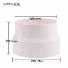 PVC 變徑接頭 200X180, 1個, 150變160同心大小頭