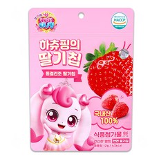 캐치티니핑 하츄핑의 딸기칩 사뿐핑의 사과칩 뽀니핑의 배칩, 12g, 5개