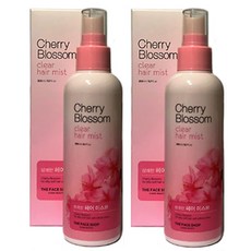 더페이스샵 체리 블러썸 클리어 헤어 미스트, 200ml, 2개