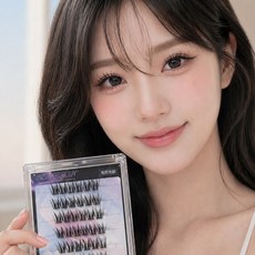 더툴리스트 노글루 가닥 속눈썹 아이돌 청순 자연스타일 6줄, 1개, 단품