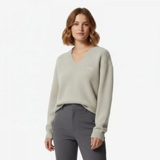 노스페이스 NT7AP53 여성 슈가 캔디 브이넥 스웨터