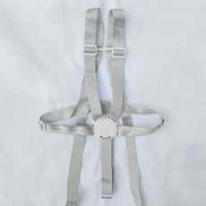 유아 트립트랩 하이체어 의자 베이비 체어 아기 원목 체어, 1개, 벨트 : 그레이