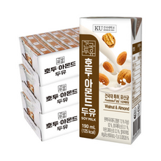 건국 호두아몬드 두유 ( ) 견과두유, 190ml, 3개