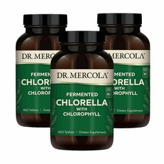 닥터 머콜라 퍼멘티드 클로렐라 위드 클로로필 450정 3통 Dr Mercola 클로렐라, 3개, 3개