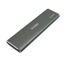 슈마 M.2 NVMe 외장케이스 10Gbps 고속전송, 실버, 1개