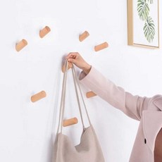 우드 벽 걸이 후크 고리 나무 인테리어 집 꾸미기, 본상품선택, 1