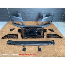 JH GROUP MOTOR 奧迪 AUDI 09-12年 A4 B8 改 RS4 前保含水箱罩 後下巴含尾飾管, 1個