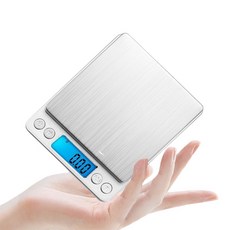 집에담다 0.01g 초정밀 전자저울 미세 주방 이유식 베이킹 다이어트 식단 관리용 건전지 한글설명서 포함, 1개, I-2000