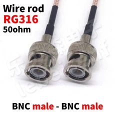 BNC - SMA 동축 RF 케이블 RG316 어댑터 안테나 연장, 03 15cm, 01 BNC-J BNC-J
