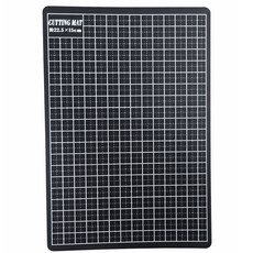 어바웃씽 논슬립 휴대용 커팅매트, 블랙