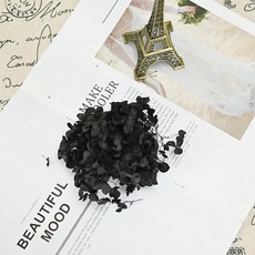 永生花/安娜繡球/永生繡球花/木繡球/繡球花/DIY不凋花/乾燥花/手腕花/胸花材料包, 810，5克黑色