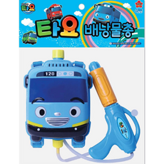 남아 선물 캐릭터 배낭물총 물놀이장난감 블루, 대형 타요 배낭물총, 1개