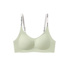 【OniWear】5色裸感肩帶調整型冰絲內衣 bra 可拆式杯墊 女生內衣 無痕內衣 遮副乳 運動內衣