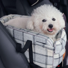 서치잇 차량용 반려동물 가시트 강아지 고양이 콘솔박스 애견 자동차 카시트 이동장 소형견 콘솔박스 앞좌석 카시트 드라이빙킷 차시트 이동가방, 1개