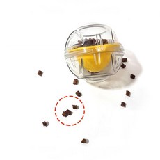 비만 고양이 운동 간편세척 간식통 노랑 토이 냥이 최애템 정서안정 드리블, 1개, 옐로우