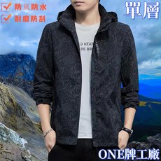迷彩防潑水外套 衝鋒外套 迷彩衝鋒衣 薄外套男 防風外套 叢林迷彩 機能外套 騎士外套 連帽外套 風衣外套