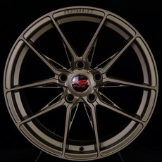 麗車坊 鋁圈 RSV08 鑄造 17吋 5孔100，提升操控性與安全性，多款車型適用, 平光古銅, 1個