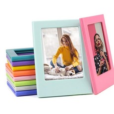 마그네틱 액자 12팩 5.1x7.6cm(2x3인치) 사진 프레임 미니 액자 세트 폴라로이드 프레임용 인스탁스 프레임 사진 프레임 냉장고 지갑 사이즈 사진 프레임용 Shantma, 24팩