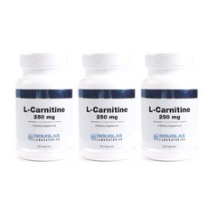 DOUGLAS LABORATORIES 左旋肉鹼膠囊 250mg, 3個, 100 件