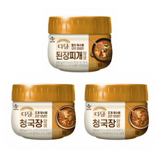CJ제일제당 다담 된장찌개전용양념 x1개 청국장 2/가공장류 청국장, 530g, 1개