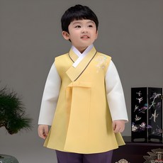 The Ye Hanbok Boys 563 黃色俊秀韓服套裝