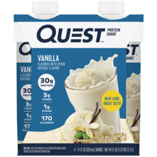 QUEST NUTRITION 香草蛋白奶昔, 325ml, 1個