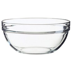 法國樂美雅 強化玻璃沙拉碗, 1個, 強化透明金剛碗23cm