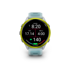 가민 러닝 GPS 스마트워치 47mm 포러너 570, 화이트스톤 + 앰프 엘로우, 3.54cm, GPS + 블루투스