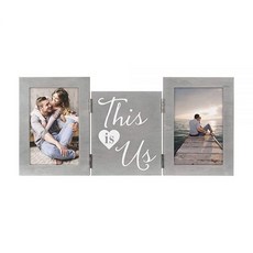 Malden International Designs This Is Us 3단 접이식 그레이 10.2x15.2cm(, Malden International Designs T, 1개