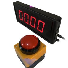 체육 스톱워치 타이머 디지털 경기용 카운터 부저 게임 시합 스포츠 측정기, 2.3인치 4자리 무음 플러그인
