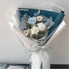 Floraflower 馬爾斯綠永生花束〖熱銷花束〗情人節 520 七夕 畢業 告白 精美 質感 浪漫 生日禮物, 花束