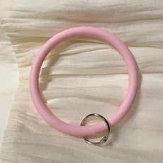 【悠遊卡 卡套 限時下殺】證件飯卡門禁身份證亞克力卡套帶掛繩校園卡公交卡學生工作證工牌, 1個, 波浪黃五角星白羽翼卡套的粉硅膠環